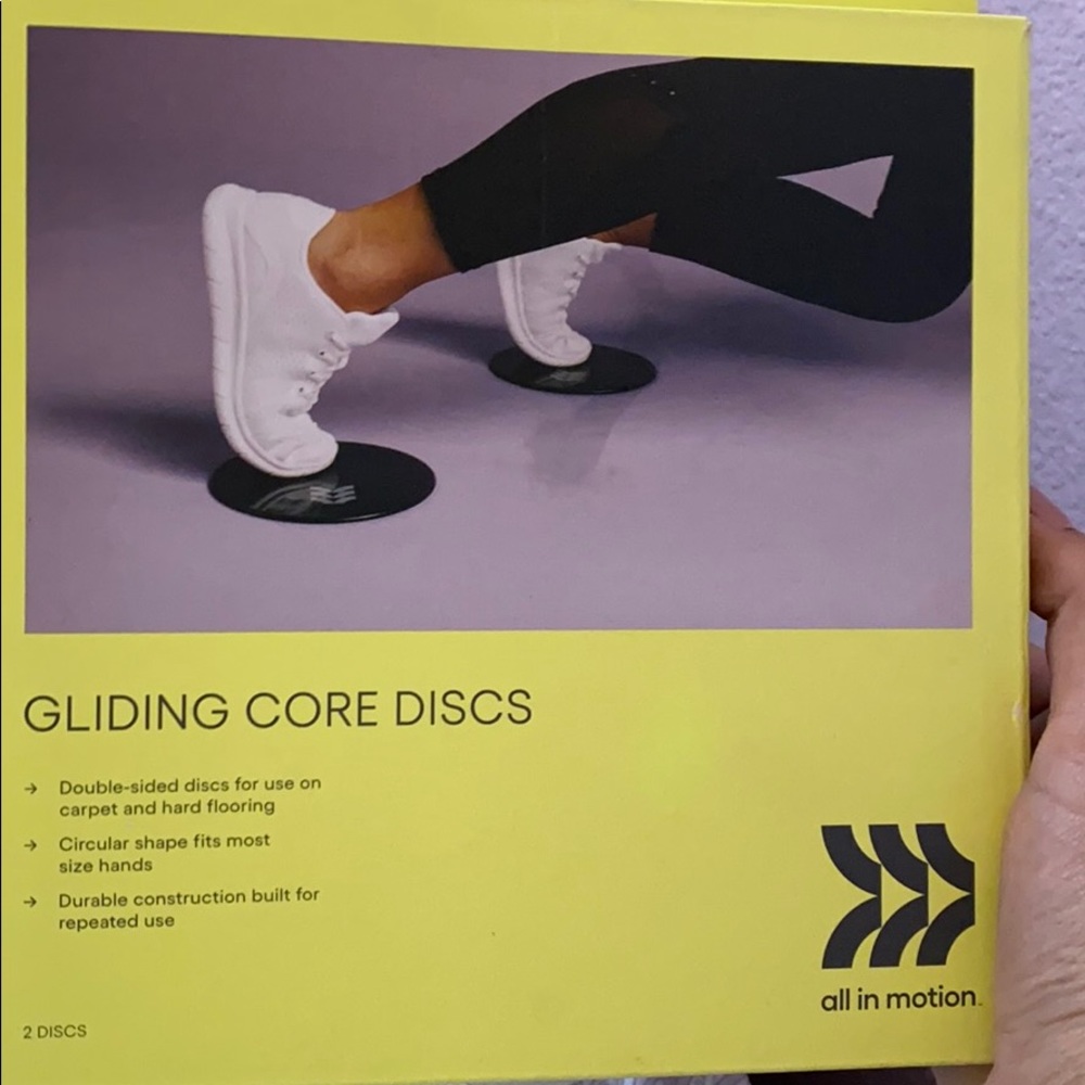 4/$35 Gliding discs work out